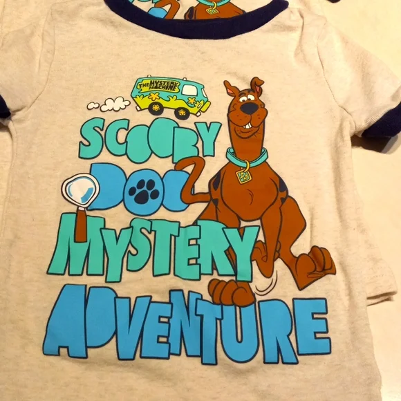 ONE LEFT! SCOOBY DOO T-Shirts, Kids 8 - Picture 2 of 6